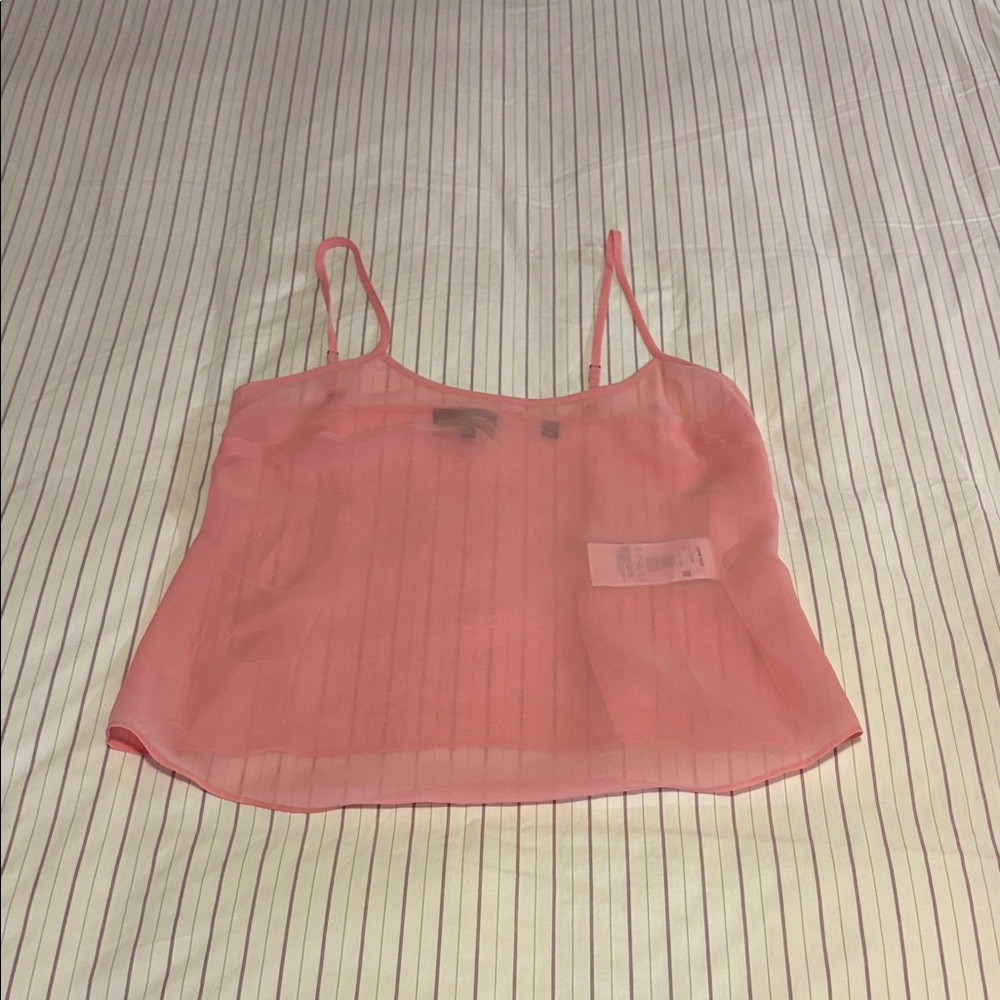 Emporio Armani Sheer Pink Cami Top